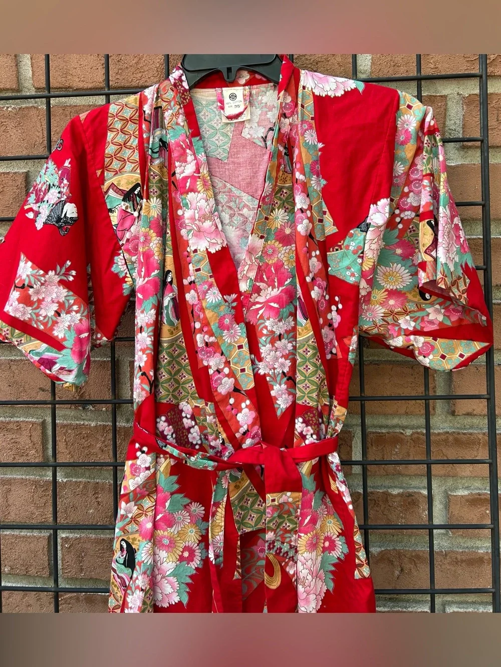 Vintage Sakurai Shoji 100% Cotton Japanese Yukata Robe
